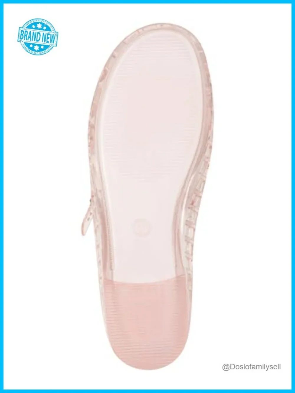 Mary Jane Jelly Ballet Flat Buckle Closed Toe Casual Comfort Shoe